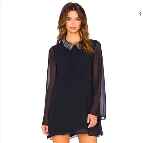 BCBG Generation Black Dress Sequin Detailing NWT M - Picture 1 of 13